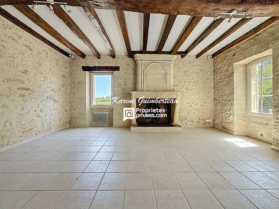 FRONSAC Maison en pierre Fronsadais 160 m2 + jardin 2