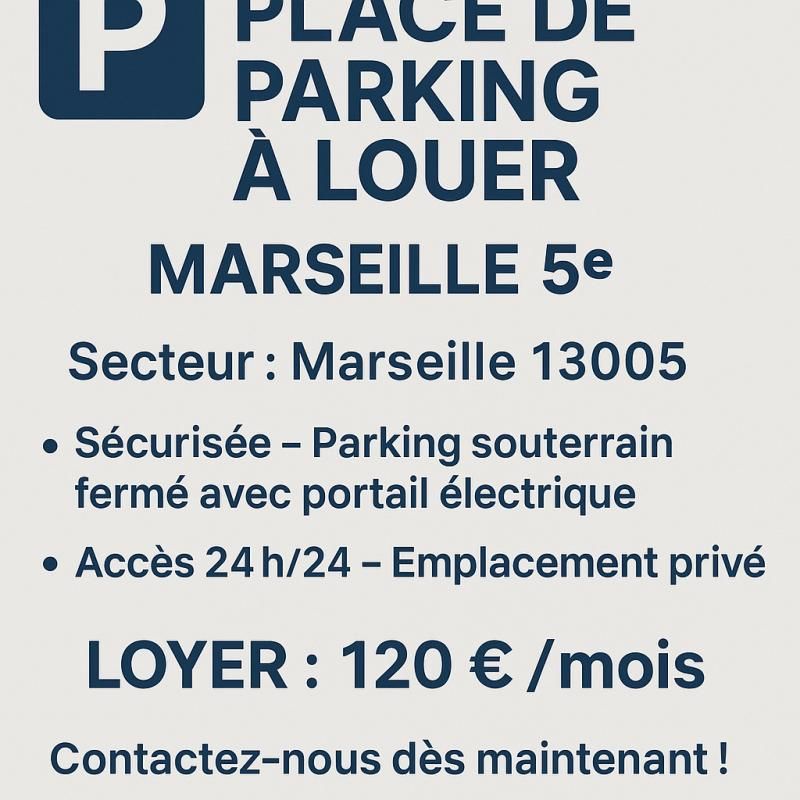 Place de parking MARSEILLE 5E