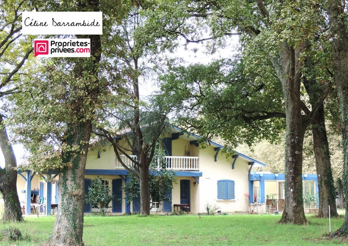 TARTAS Posée sur airial, landaise avec grange et spa 1