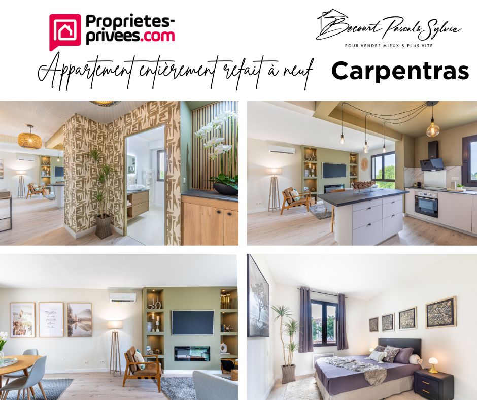 CARPENTRAS Appartement Carpentras 3 pièce(s) 73.47 m2 refait à neuf 1