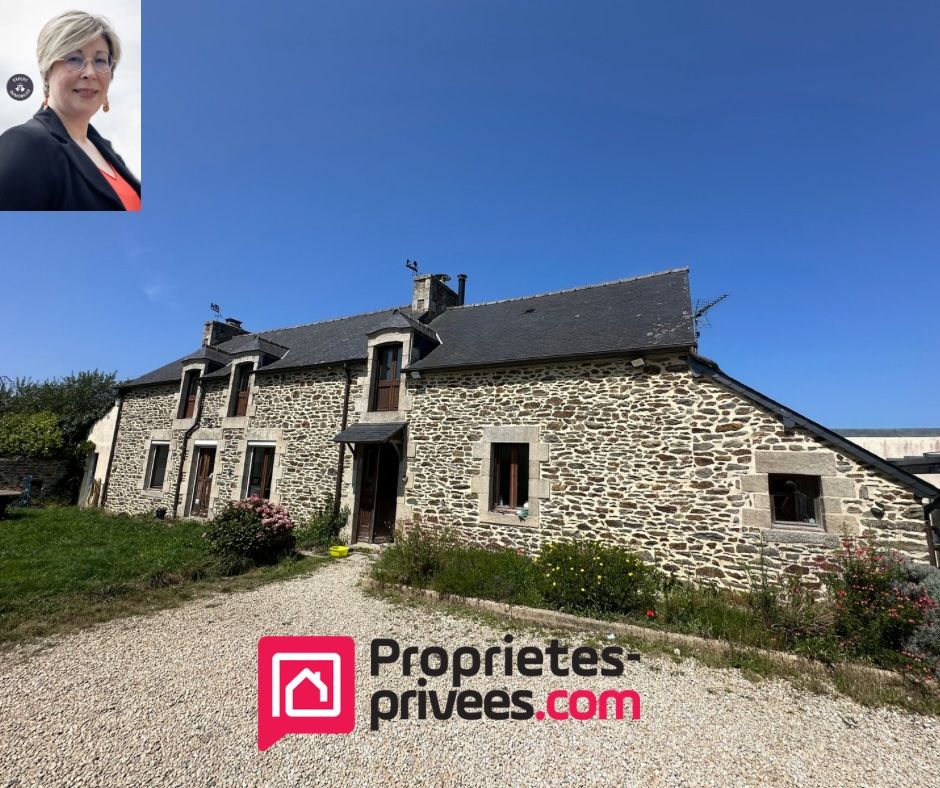 LANGUENAN CÔTES D'ARMOR -22130 - LANGUENAN - BELLE MAISON EN PIERRE DE 180M2 AVEC 6 CHAMBRES ET 33 300M2 DR TERRAIN 1
