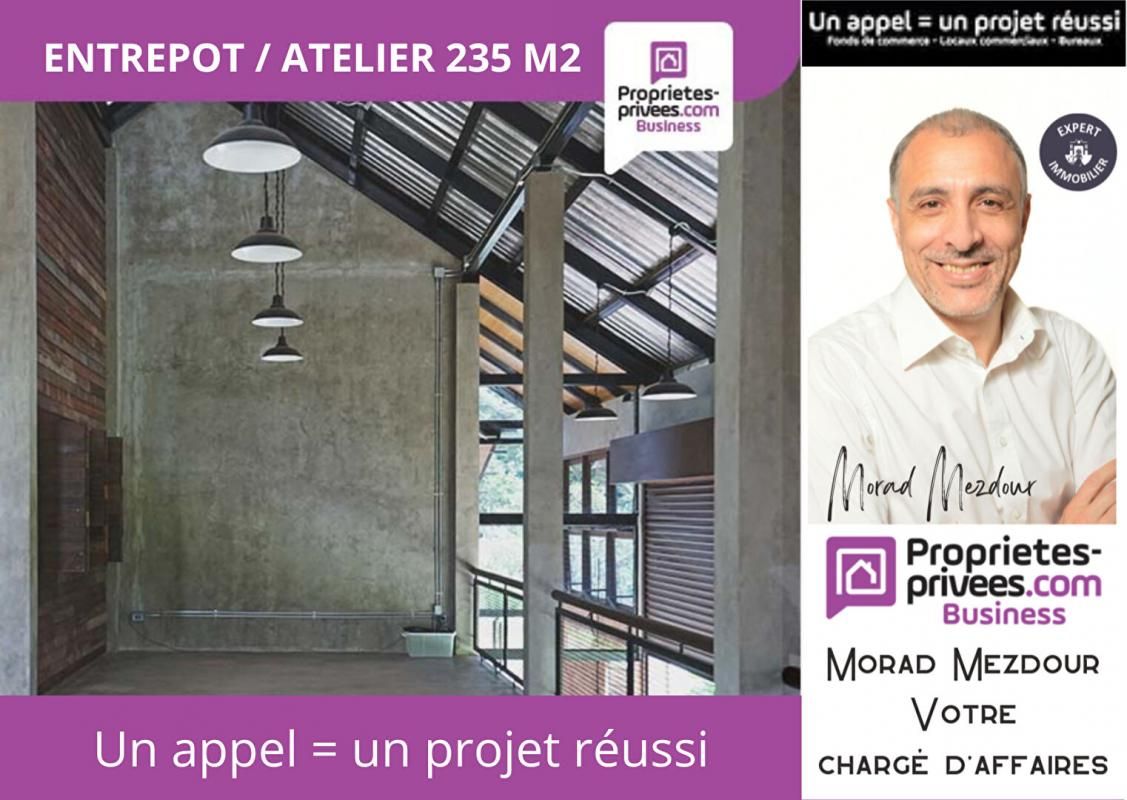 ROUBAIX Roubaix limite Flers - Entrepôt / local 150 m2 Parking privé 86 m2 1