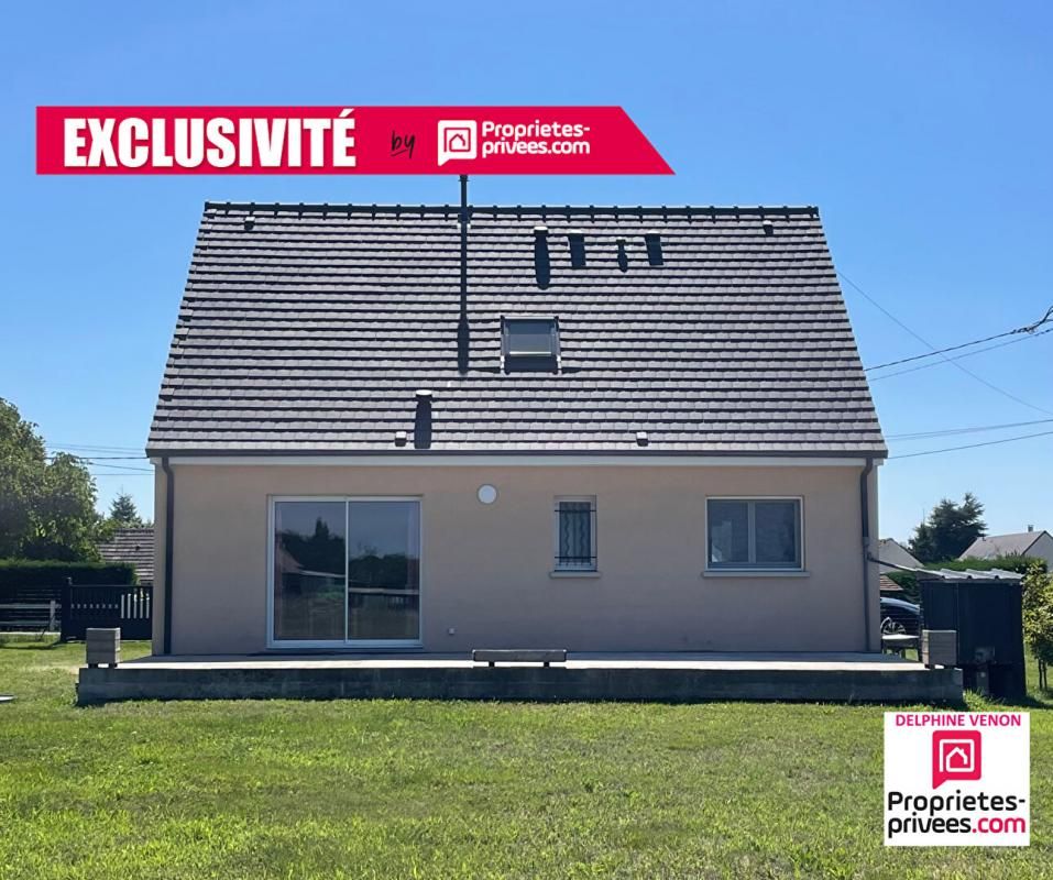 Exclusivité - Maison récente 3 chambres + bureau sur un terrain de 2 300 m² à Germigny Des Pres