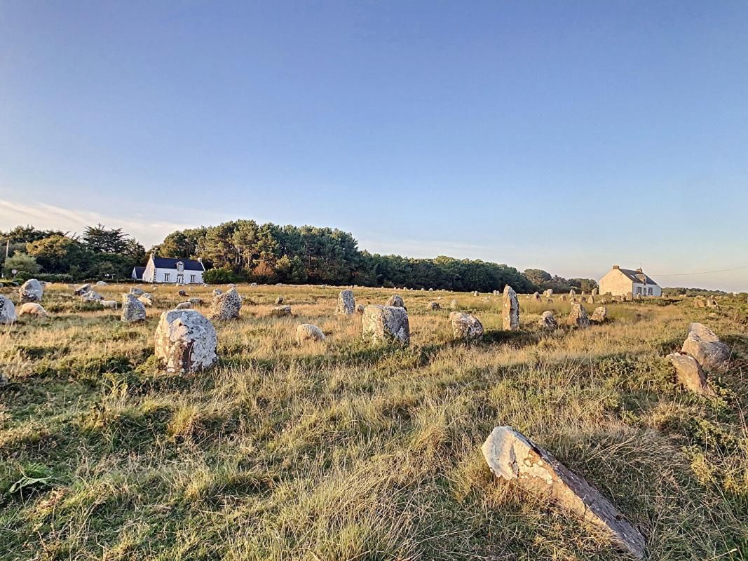CARNAC Carnac- Terrain viabilisé entre bourg et plage- 1300 m2 1