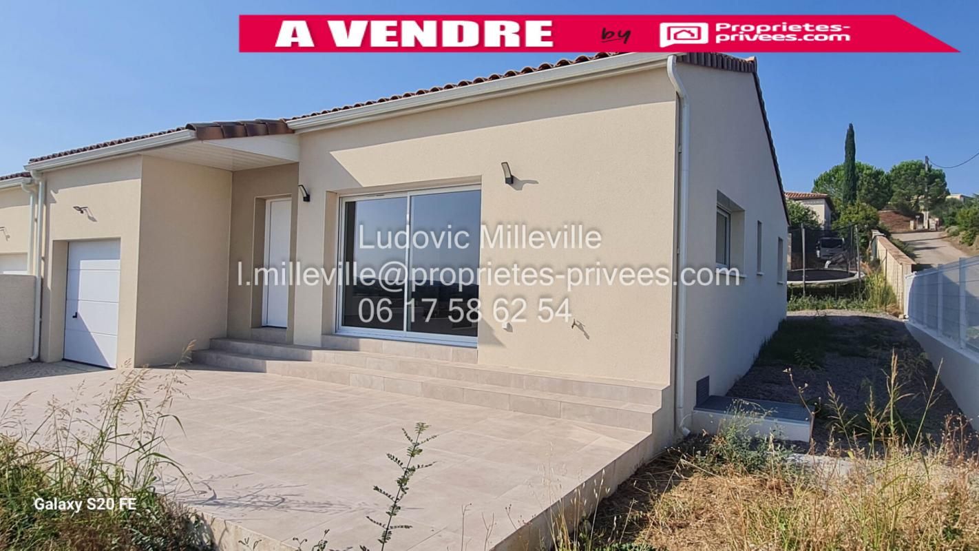 LAURENS Villa neuve de type 4 de 100m² habitable avec garage sur 460m² de terrain 1