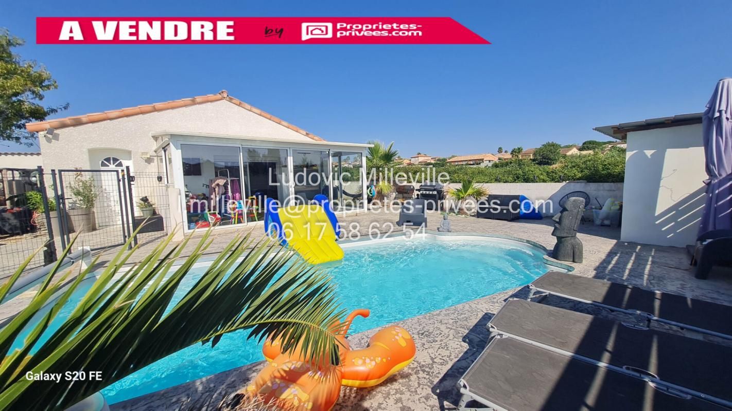 MAGALAS Villa type 5 de 110 m² avec piscine et dépendance sur 600m² de terrain 1