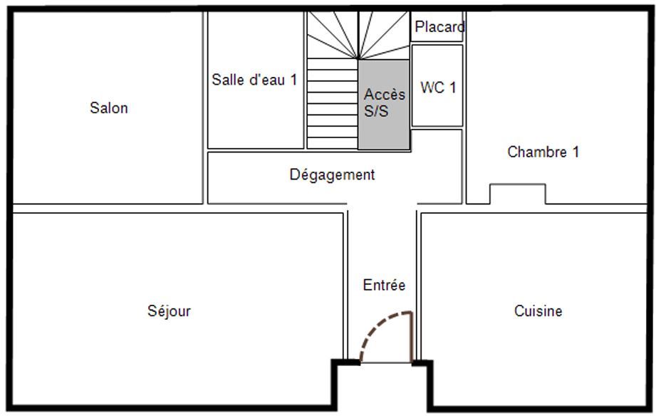 SAINT-LEGER-EN-YVELINES Location Maison individuelle 127,70 m² sur sous-sol au calme 2