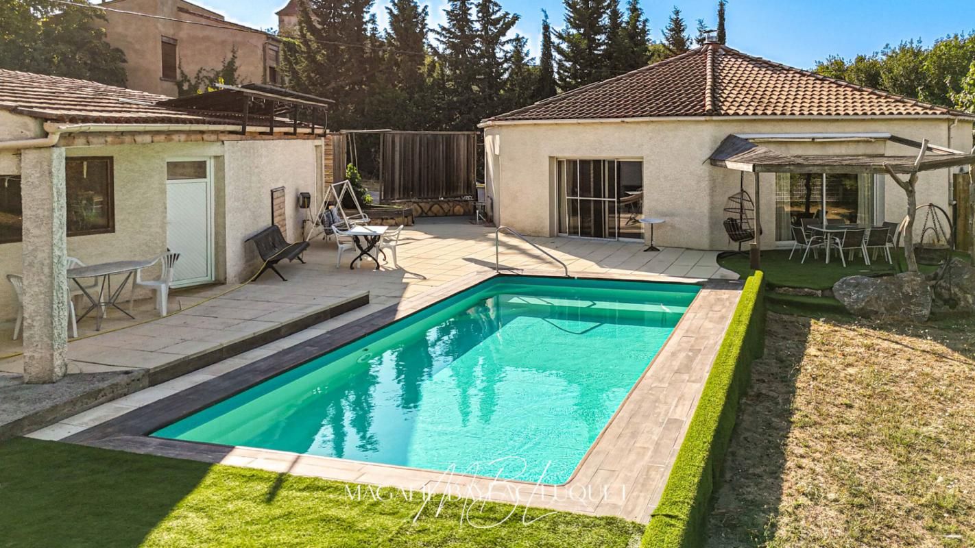 CARCASSONNE EXCLUSIVITE CARCASSONNE MAQUENS - MAISON OCTOGONALE - JARDIN - PISCINE - GARAGE 3