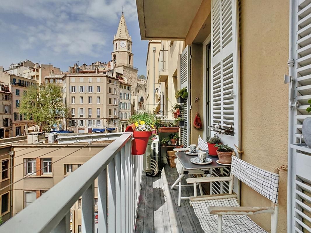 MARSEILLE-2E-ARRONDISSEMENT MARSEILLE (13002) VIEUX PORT - Grand Type 2 + beau balcon + vue 1