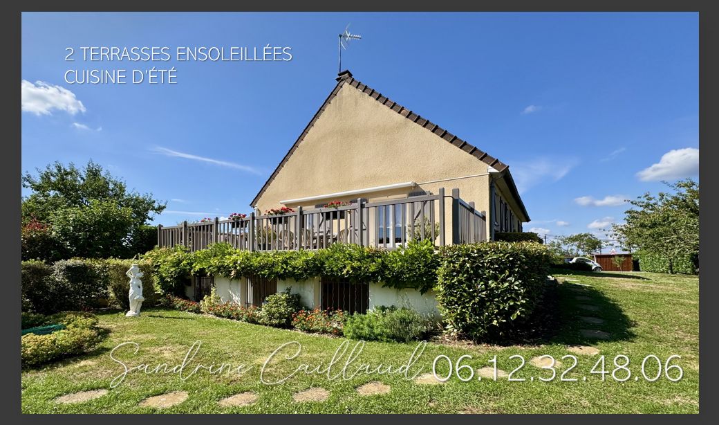 GAMBAIS EXCLUSIVITÉ VIP - 9MN HOUDAN 78 - Maison familiale sur sous-sol total - 4 chambres -  bûcher - parking - terrain 2555 m² - 406000 Euros HAI 3