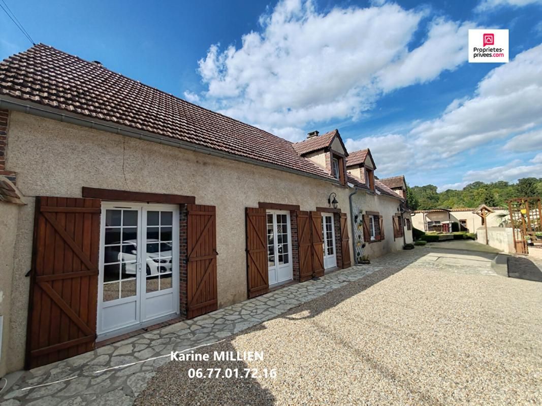 MUZY MUZY 27650 Maison individuelle de type longère, sans enfilade - 1 étage - 5 chambres - Dépendance aménagée - Piscine 8x4 chauffée et sécurisée - Garage - 395000  HAI 3