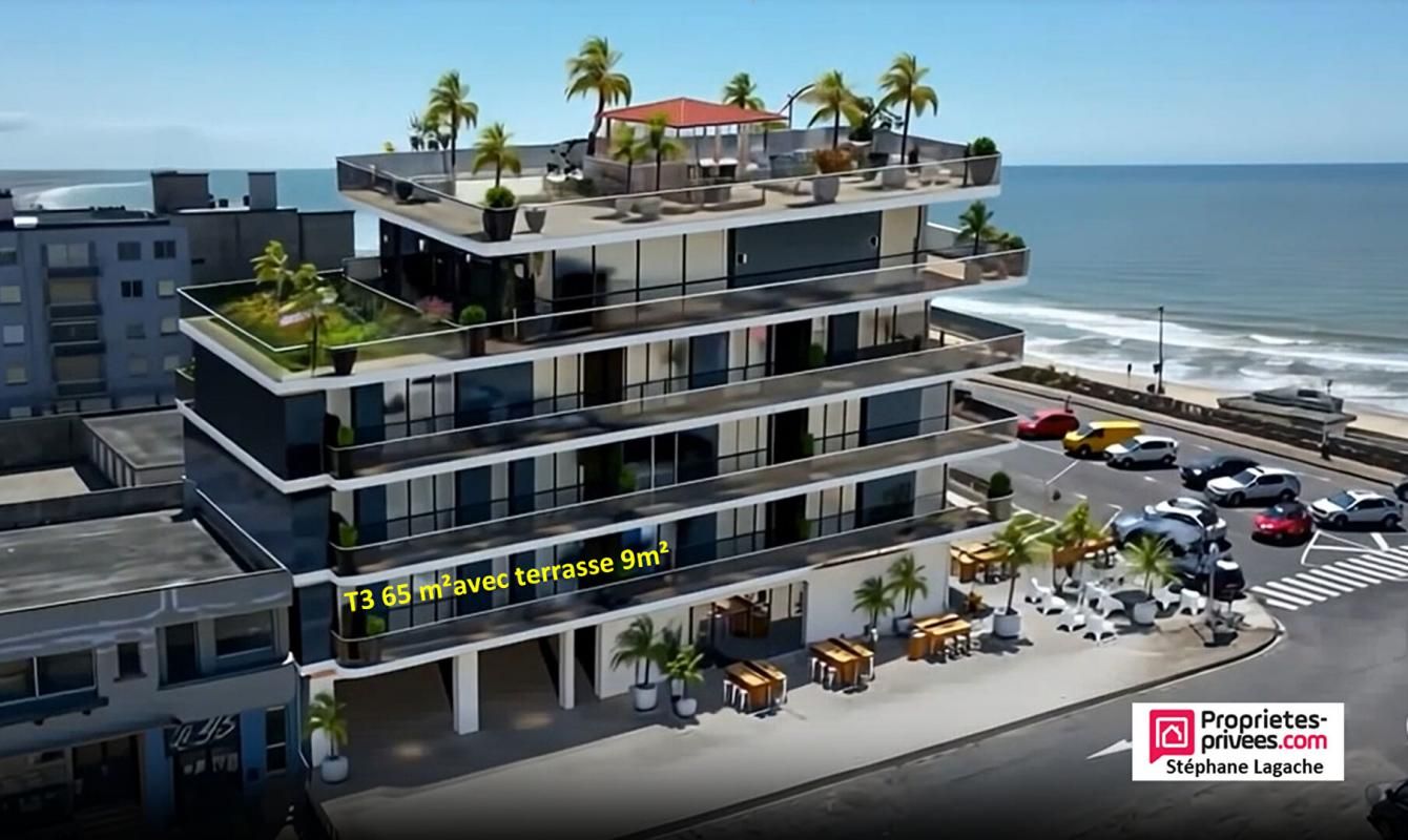 STELLA Appartement Stella 3 pièce(s) 65.46 m2 VUE MER avec terrasse 9m² 3