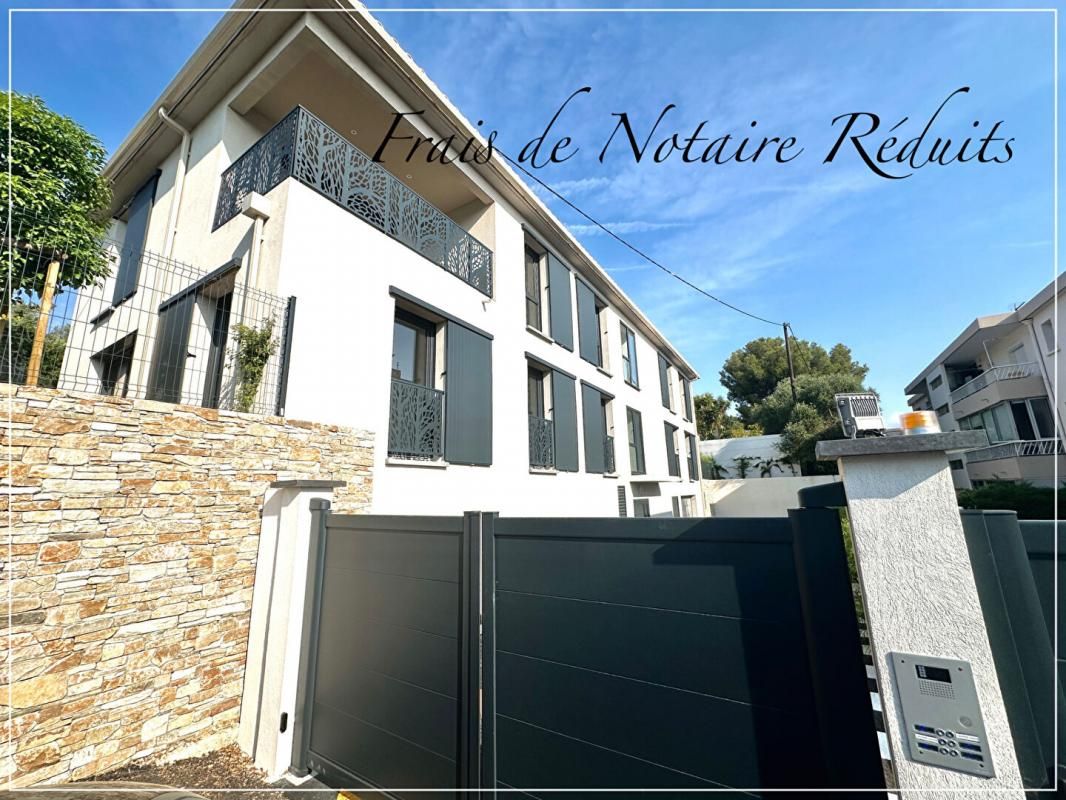 APPARTEMENT SIX FOURS LES PLAGES 3 pièce(s) 66.50 m2 - TERRAIN 72 M² - GARAGE SOUS SOL