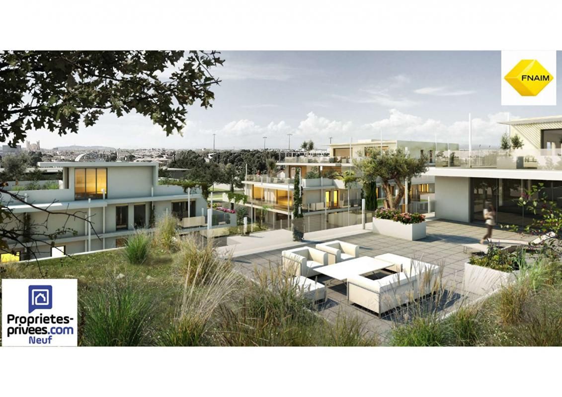 NARBONNE T2 lumineux de 40,29 m² avec grande terrasse et parking 1