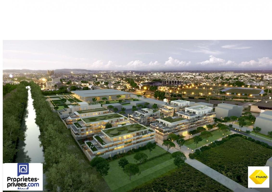 NARBONNE T2 lumineux de 40,29 m² avec grande terrasse et parking 3
