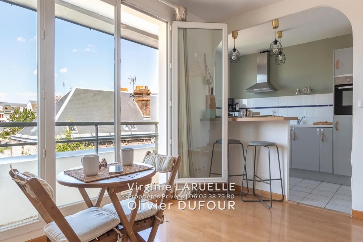 ROUEN Rouen appartement avec balcon et vue dégagée, 1 chambre, cave et parking 1