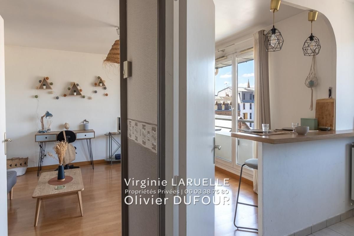 ROUEN Rouen appartement avec balcon et vue dégagée, 1 chambre, cave et parking 4