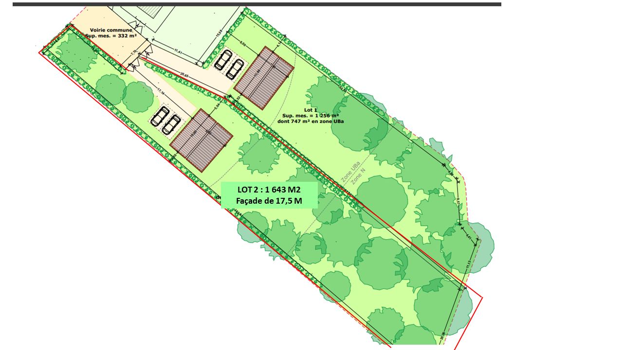 MOUROUX Terrain  1643 m2 viabilisé en zone non inondable 2