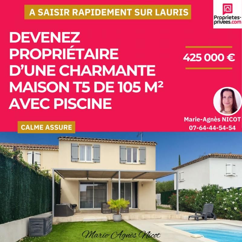 LAURIS Lauris - Charmante maison T5 de 105 m2 1