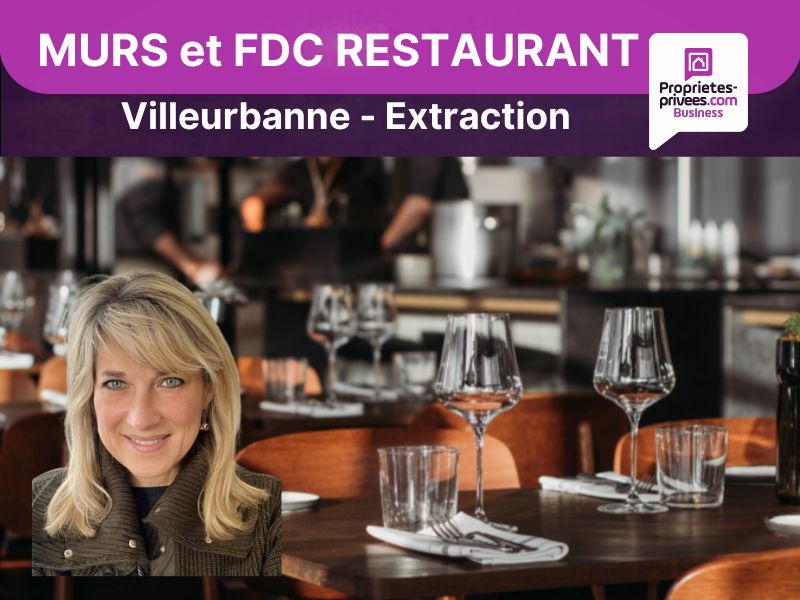 MURS et FDC RESTAURANT 72 m² - VILLEURBANNE - TERRASSE