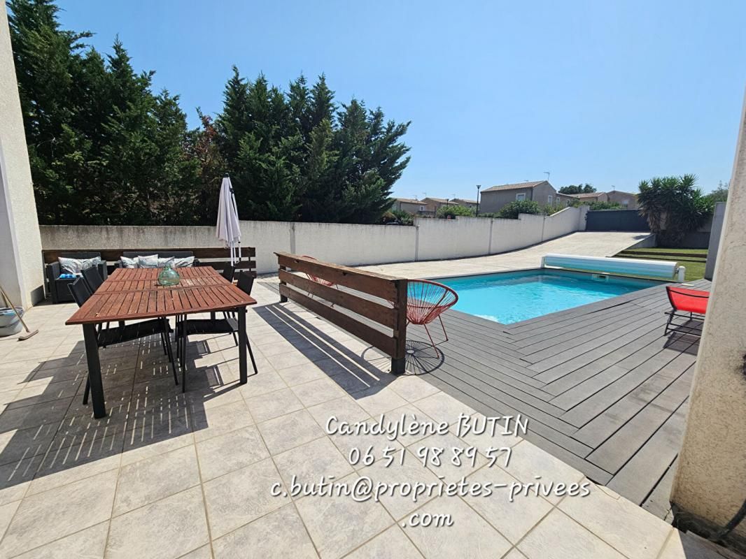 CAZOULS-LES-BEZIERS Belle Villa T4 soignée avec piscine garage sur 600m² de terrain 1