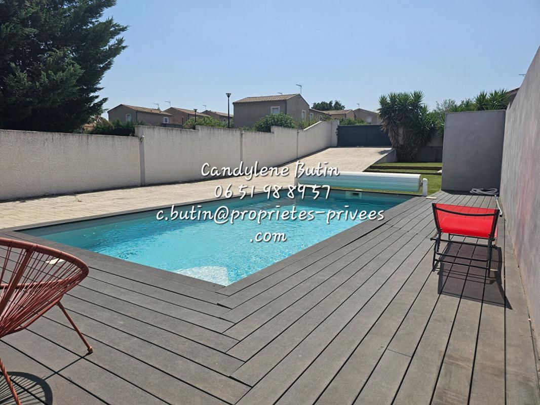 CAZOULS-LES-BEZIERS Belle Villa T4 soignée avec piscine garage sur 600m² de terrain 4
