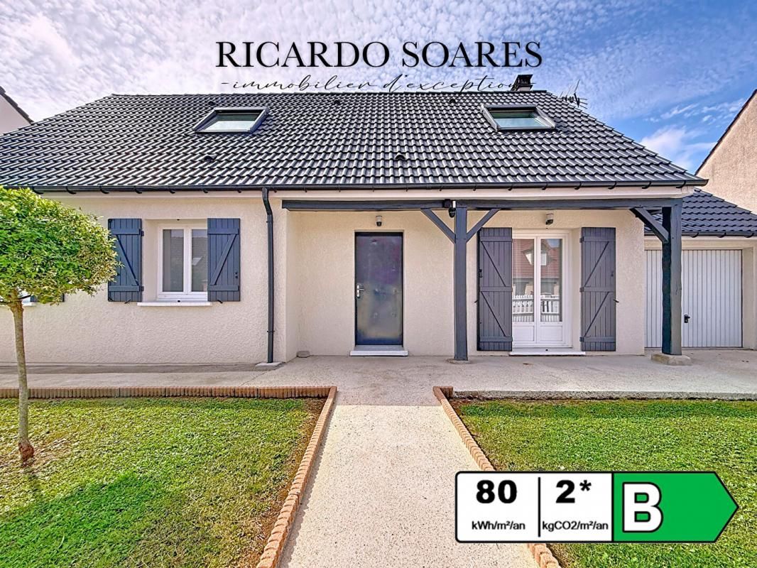PONT-SAINTE-MAXENCE 60700 PONT-SAINTE-MAXENCE (SARRON) - MAISON INDIVIDUELLE 115m2 / DPE B / VIVABLE DE PLAIN-PIED / 4 CHAMBRES / 3 SALLES DE BAIN / GARAGE / JARDIN 1