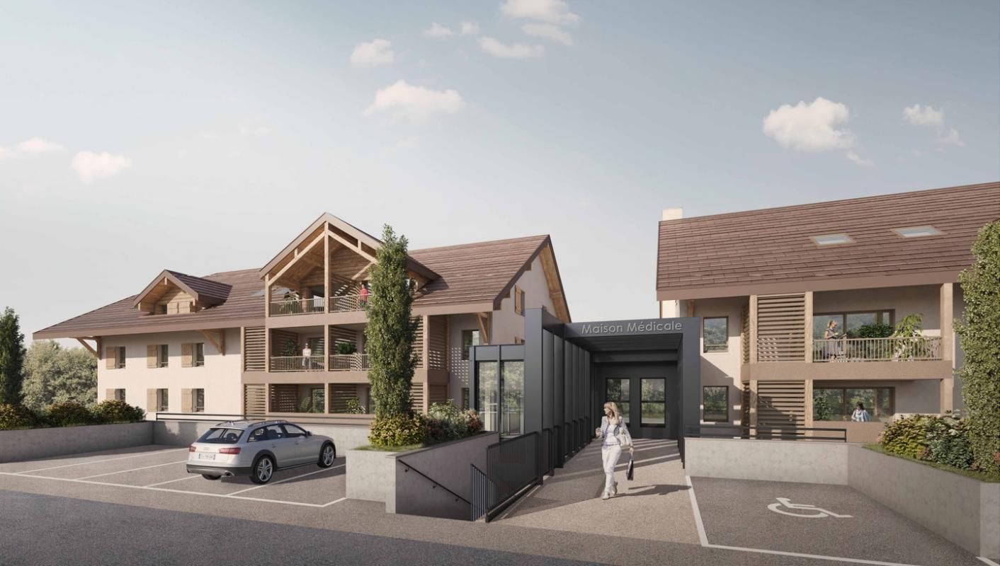 EXCLUSIVITE à 15 mn d'EVIAN T2 41m², balcon avec cellier, 2 stationnements, calme (74500)