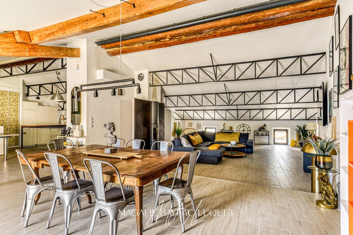 PALAJA ANCIENNE MAISON VIGNERONNE REINVENTE EN LOFT INDUSTRIEL 2