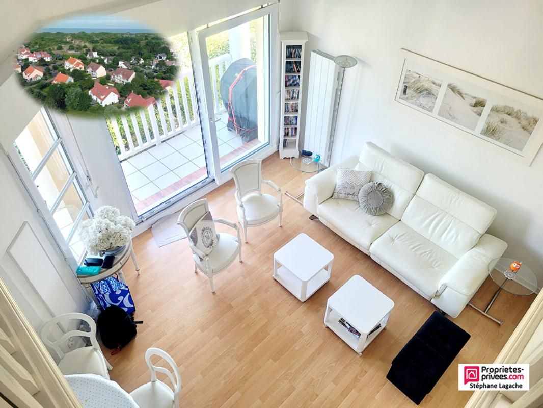 Triplex traversant Le Touquet Paris Plage 4 pièce(s) 73 m2 avec 2 terrasse