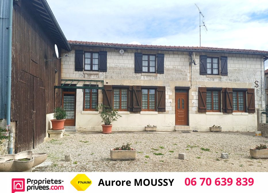 Longère 205 m² et sa grange sur terrain de 2100 m² - 5 min Châlons-en-Champagne