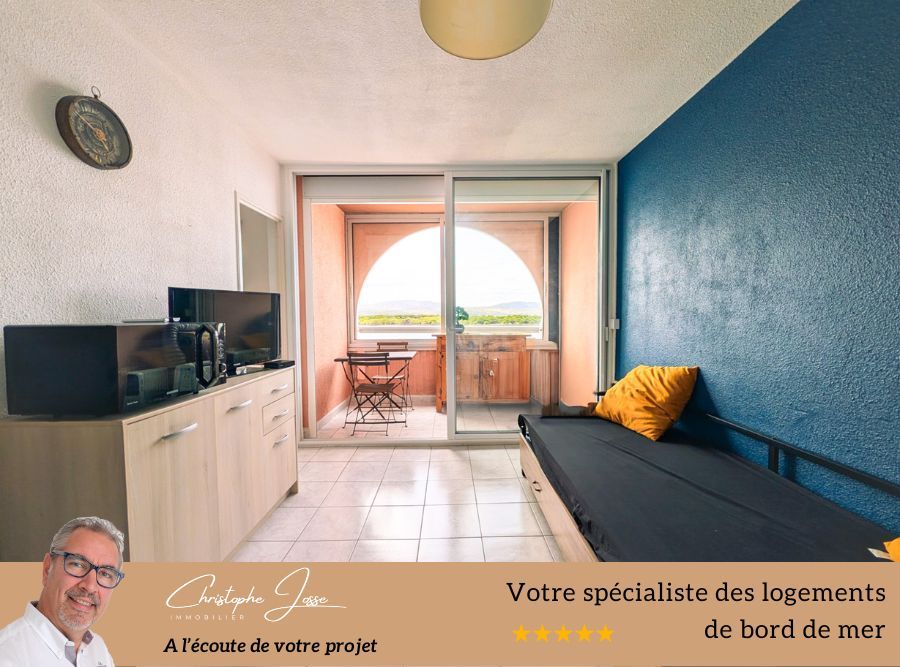 PORT LEUCATE Appartement 4 couchages avec parking vue lac marin 3