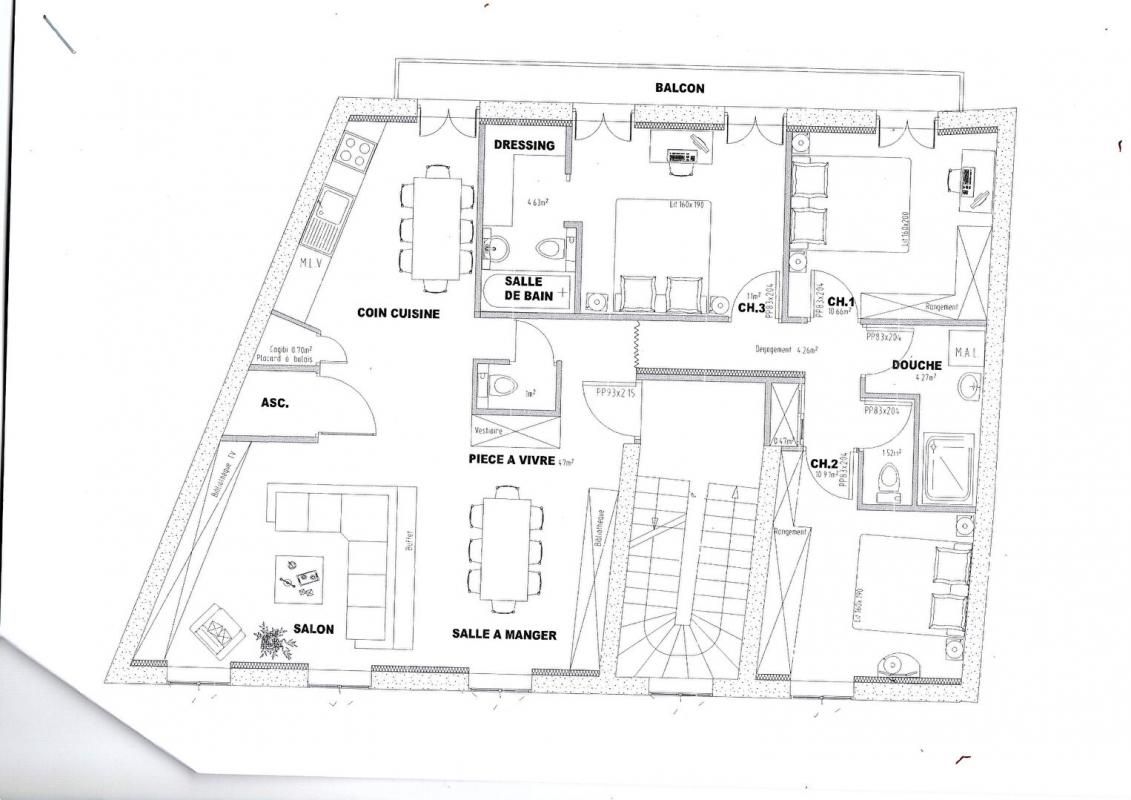 VICHY Appartement Vichy 5 pièce(s) 97 m2 3