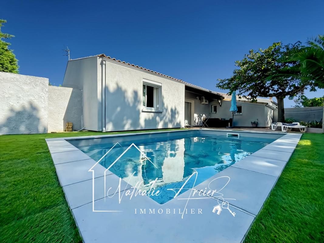 TREBES Maison plain-pied 100 m2 environ avec piscine - Coup de coeur assuré ! 1