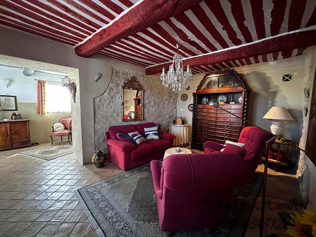 SAINT-MAIME EXCLU, proche FORCALQUIER, Belle MAISON DE VILLAGE de 126 m²  avec terrasses, jardin et cour 3