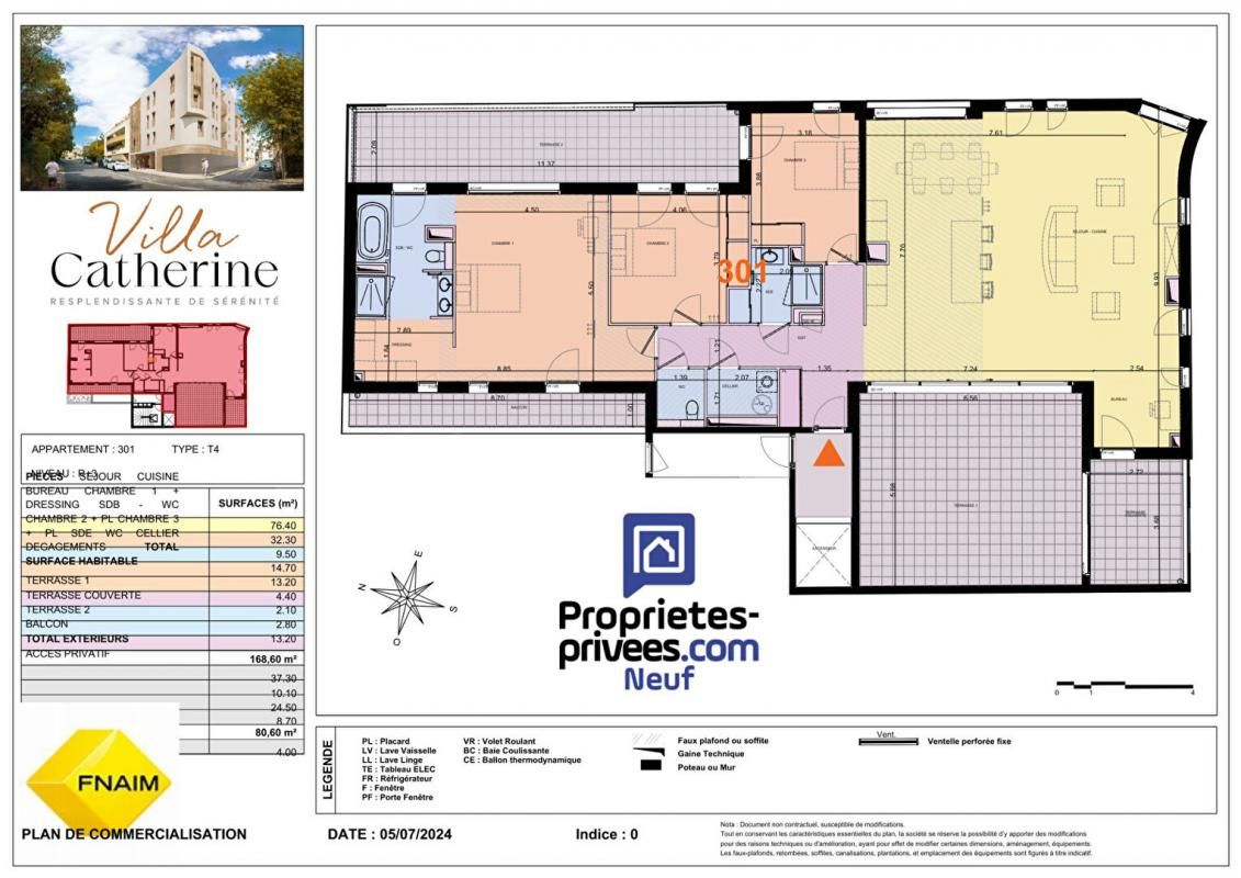 MONTPELLIER APPARTEMENT D'EXCEPTION DE 168.60 m2 3