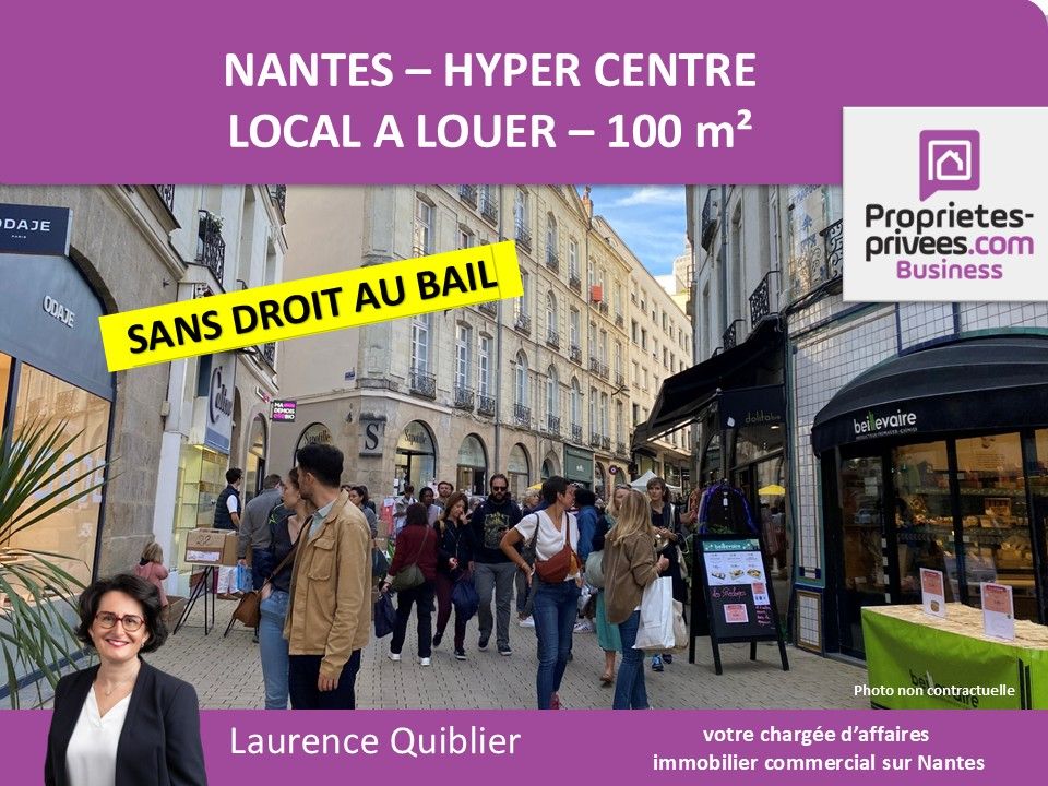 44000 NANTES - LOCAL COMMERCIAL 100 m² A LOUER - GRASLIN-CALVAIRE