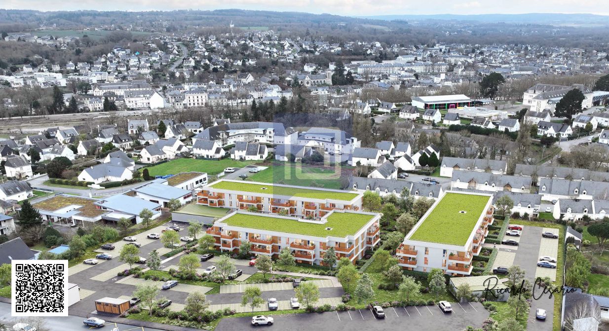 Pontivy  Appartement T2 de 38 m² avec balcon de 14 m²