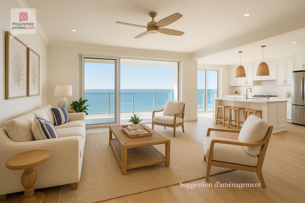 PERROS-GUIREC Vente appartement T4 au dernier étage,115 m², vue mer, terrasses, Perros-Guirec (22700) 1