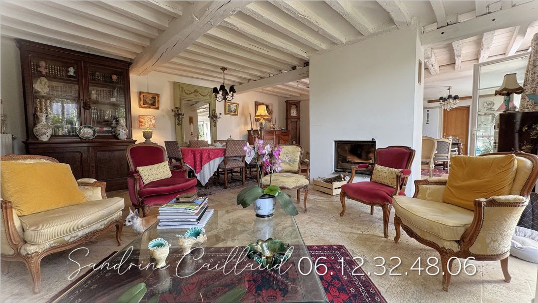 HOUDAN Maison ancienne à 8mn de HOUDAN - 3 chambres - bureau - combles aménageables - Grange - dépendance -  Terrain 1771m² - Prix 365700 Euros HAI 4