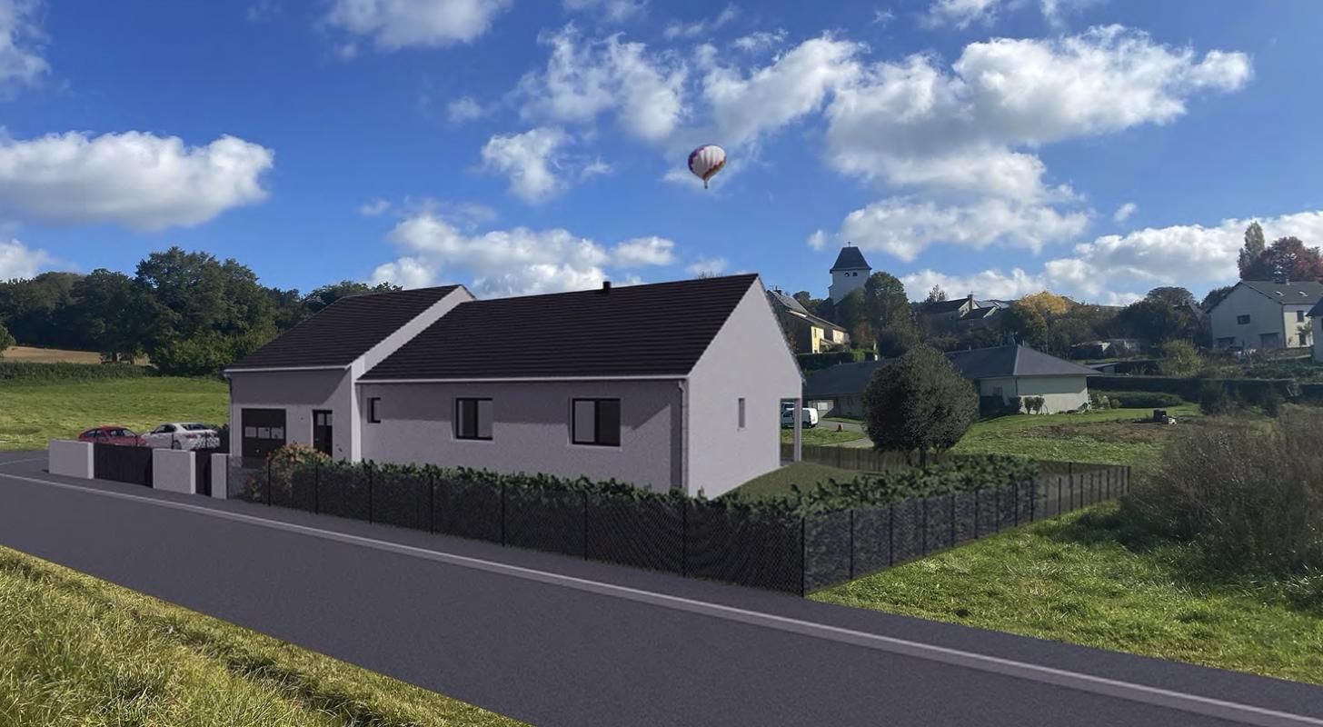 ALRANCE Terrain viabilisé de 1239 m2 1