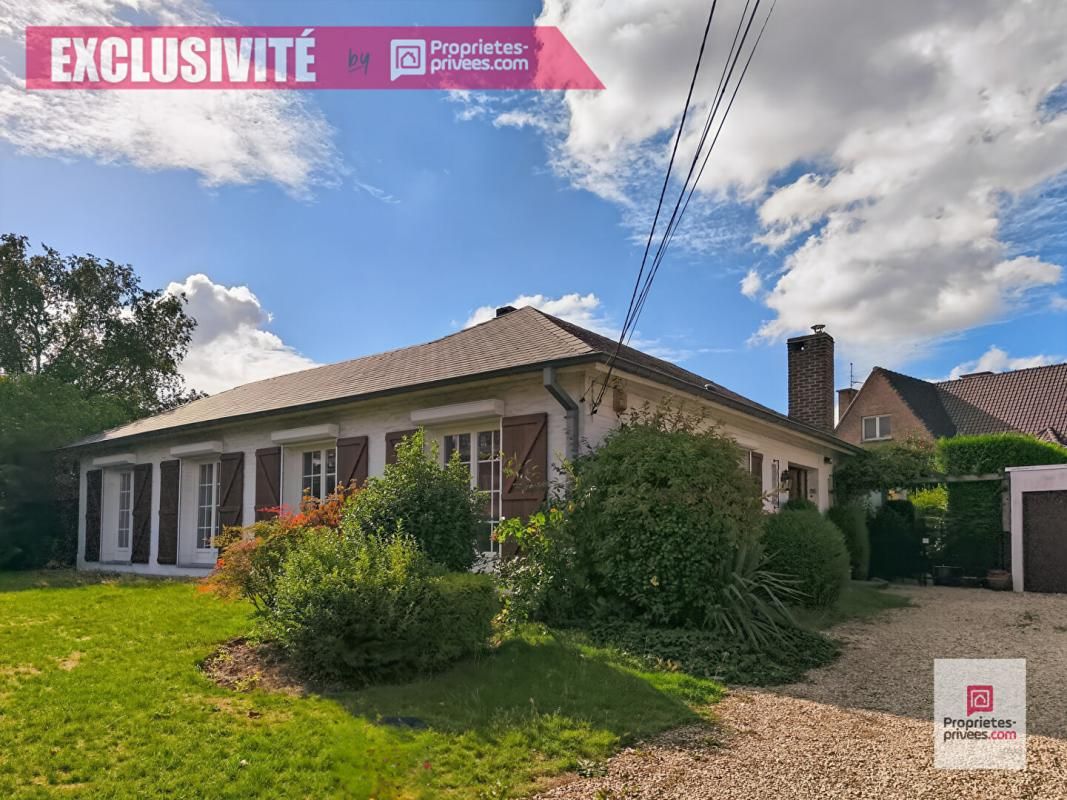 WATTRELOS Wattrelos, idéalement situé, plain pied avec 4 chambres, jardin, double garage 3