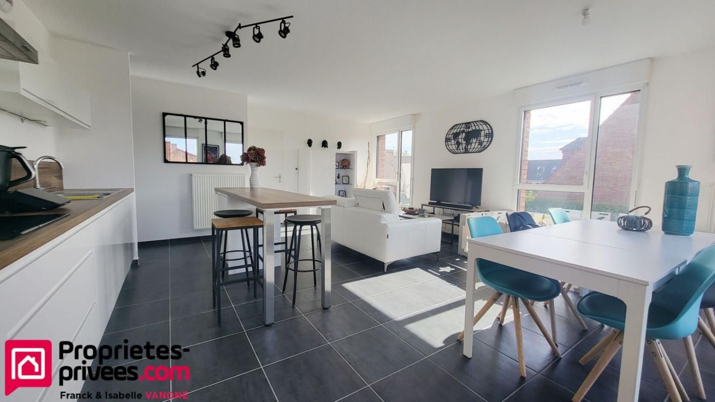 PREMESQUES Appartement T3 récent - 73m² - balcon - place de parking - garage 3