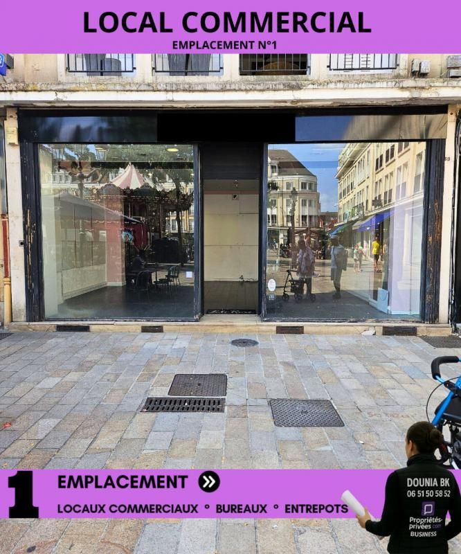 BEAUVAIS 60000 BEAUVAIS - LOCAL COMMERCIAL Emplacement N° 1 - Place Jeanne hachette 1