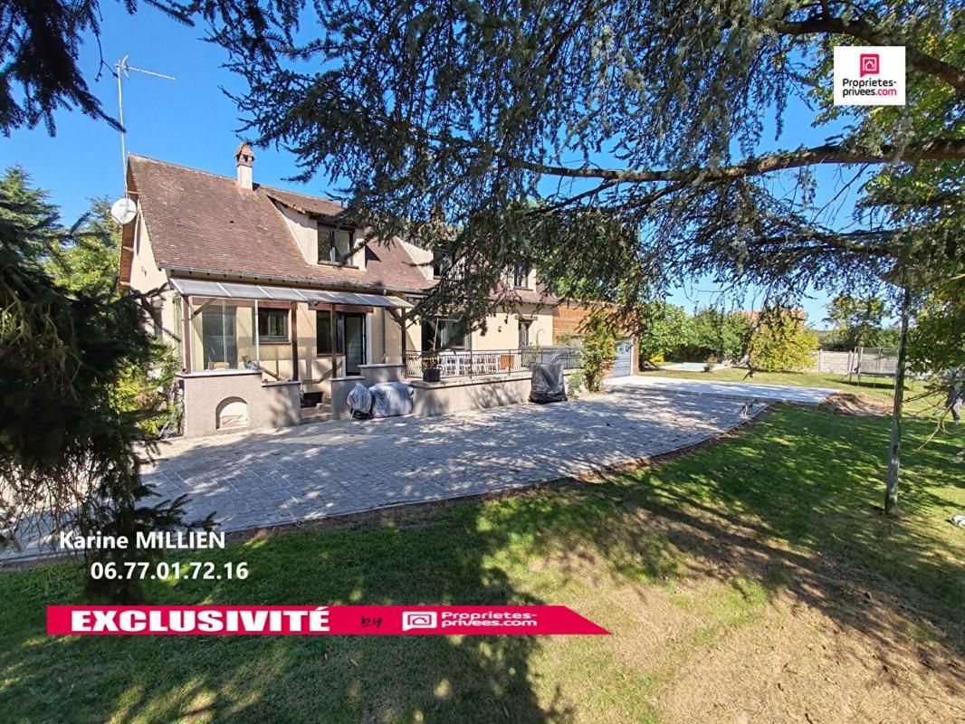 MUZY 27650 Maison individuelle - 4 chambres - Piscine chauffée - Box chevaux - Carrière - Quart port - Terrain - 365 000 HAI