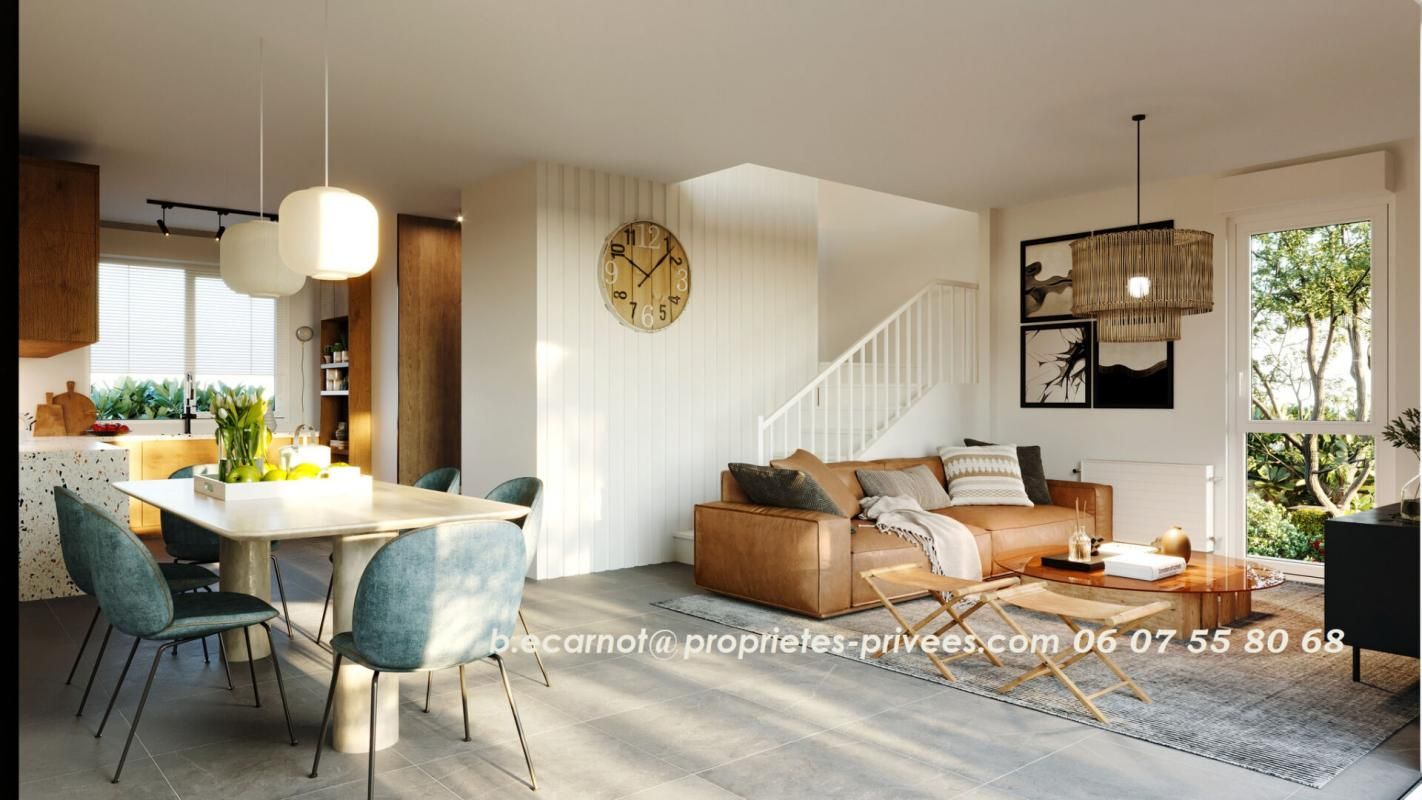Maison 4 pièces sur 2 niveaux avec garage