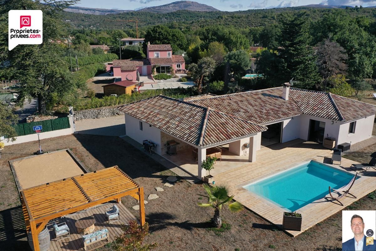 SAINT-CEZAIRE-SUR-SIAGNE VILLA CONTEMPORAI?NE RECENTE D'ENVIRON 140 M2 AVEC PISCINE, GARAGE et TERRAIN PAYSAGER DE 1700 M2 2