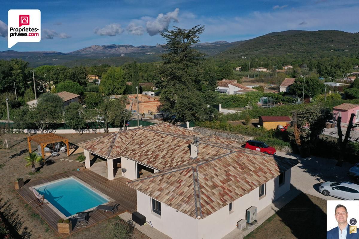 SAINT-CEZAIRE-SUR-SIAGNE VILLA CONTEMPORAI?NE RECENTE D'ENVIRON 140 M2 AVEC PISCINE, GARAGE et TERRAIN PAYSAGER DE 1700 M2 3