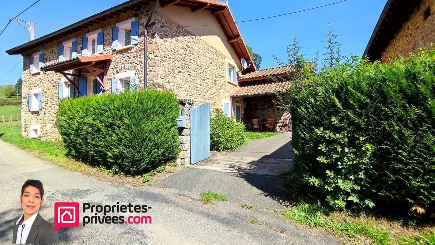 SAINT VINCENT DE REINS (69240) Maison en pierre 150 m²,  4 chambres, dépendance,  terrain , piscine