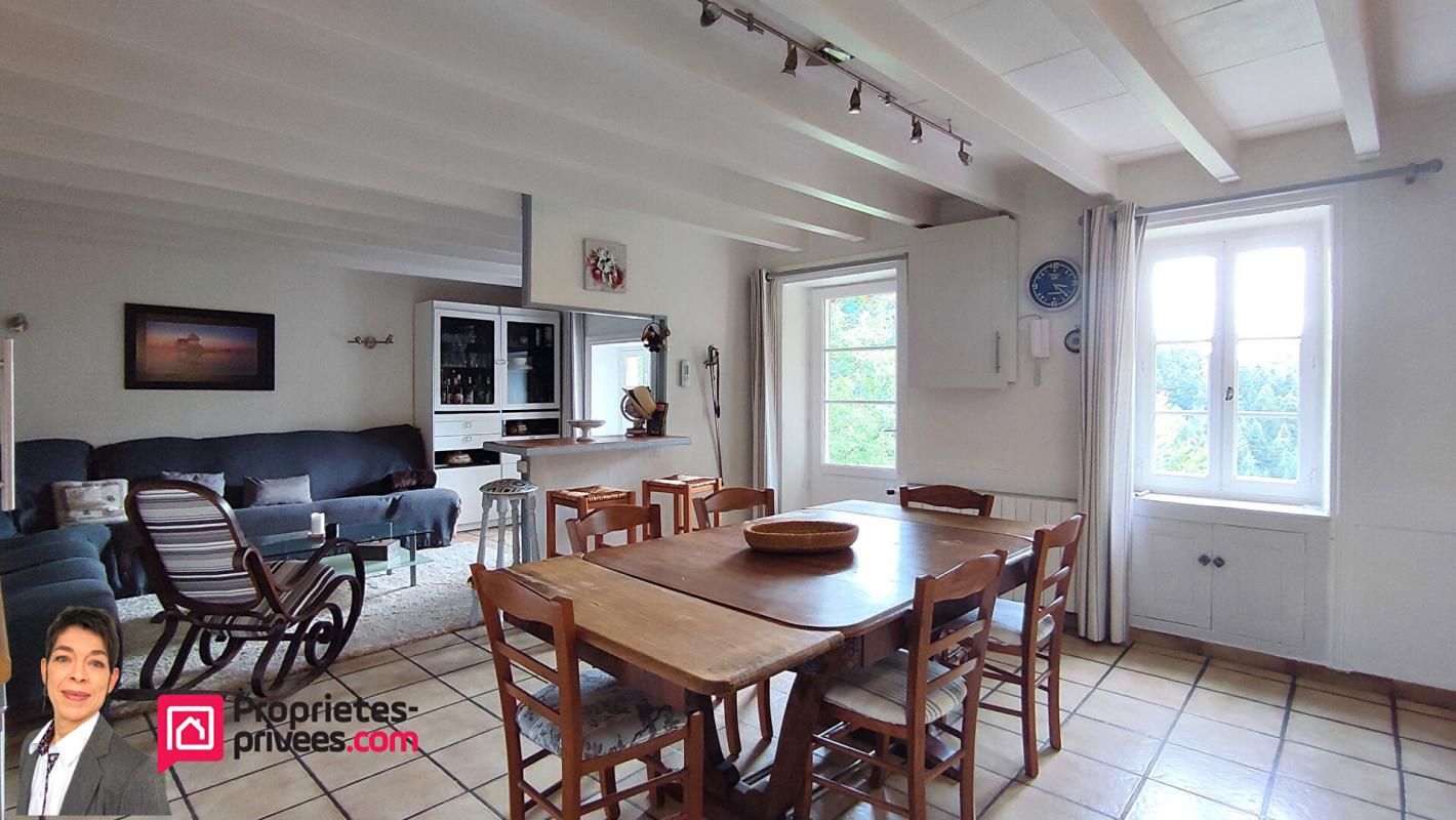 CUBLIZE SAINT VINCENT DE REINS (69240) Maison en pierre 150 m²,  4 chambres, dépendance,  terrain , piscine 4